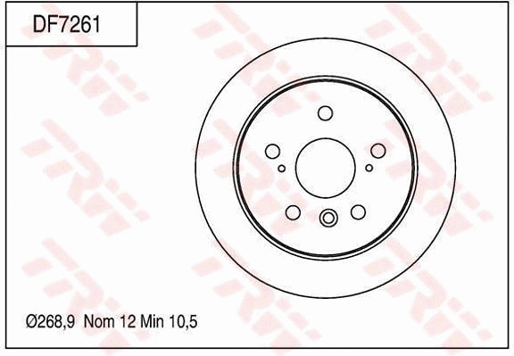 Brake Disc (DF7261)