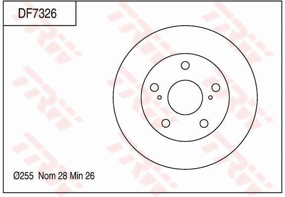 Brake Disc (DF7326)