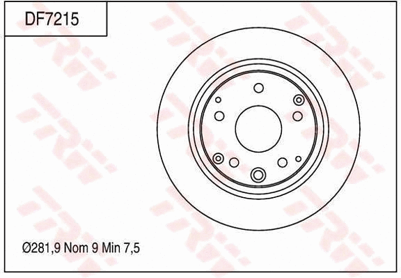 Brake Disc (DF7215)