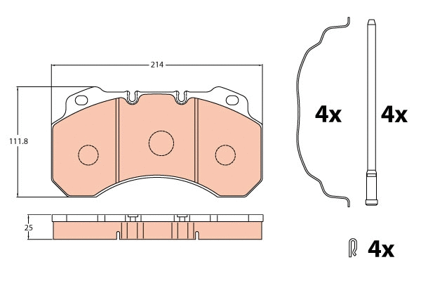 Brake Pad Set, disc brake (GDB5071)