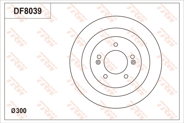 Brake Disc (DF8039)