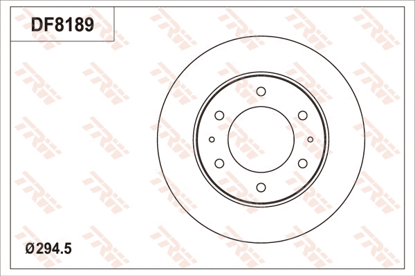 Brake Disc (DF8189)