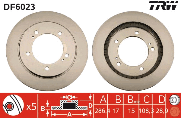 Brake Disc (DF6023)