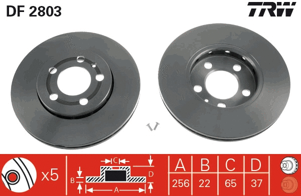 Brake Disc (DF2803)