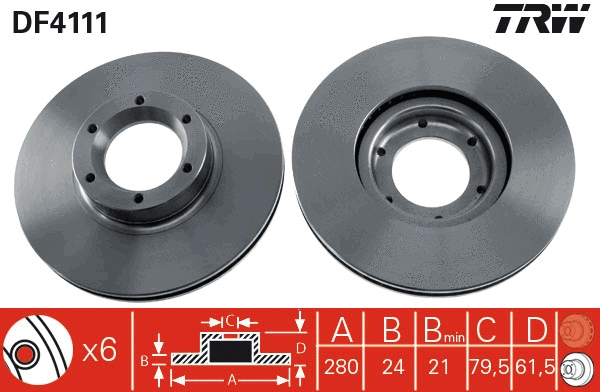 Brake Disc (DF4111)