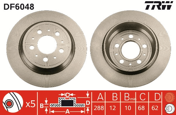 Brake Disc (DF6048)