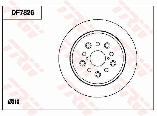 Brake Disc (DF7826)
