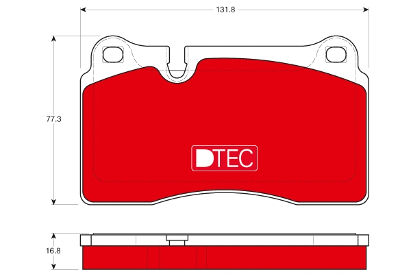 Brake Pad Set, disc brake (GDB1670DTE)