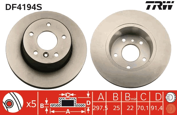 Brake Disc (DF4194S)