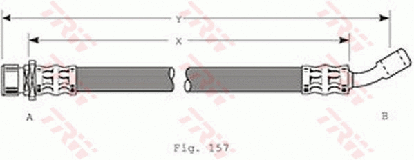Brake Hose (PHD356)