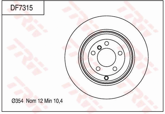 Brake Disc (DF7315)