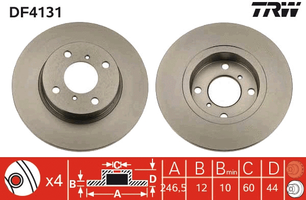 Brake Disc (DF4131)