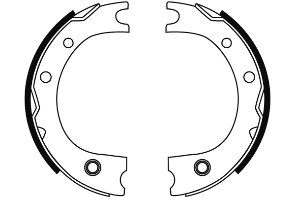Brake Shoe Set, parking brake