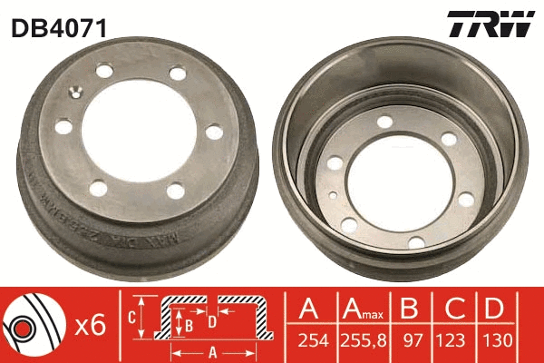 Brake Drum (DB4071)