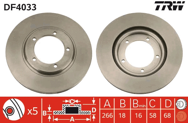 Brake Disc (DF4033)