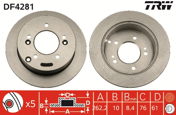 Brake Disc (DF4281)