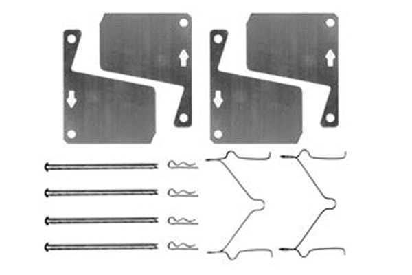 Accessory Kit, disc brake pad (PFK17)