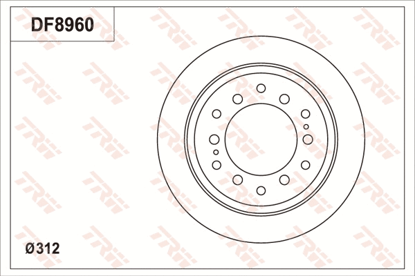 Brake Disc (DF8960S)