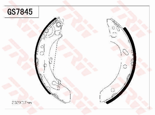 Brake Shoe Set (GS7845)