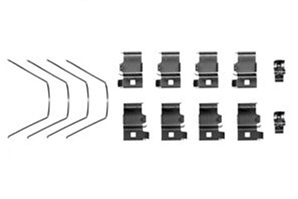 Accessory Kit, disc brake pad (PFK271)