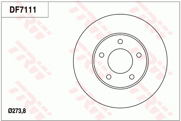 Brake Disc (DF7111)
