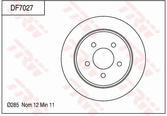 Brake Disc (DF7027)