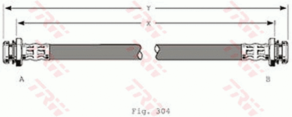 Brake Hose (PHA194)