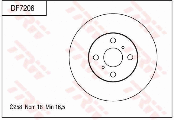 Brake Disc (DF7206)