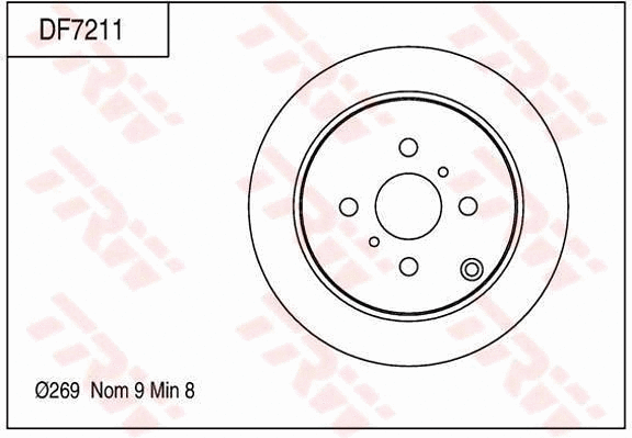 Brake Disc (DF7211)