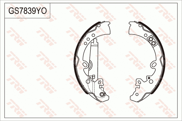 Brake Shoe Set (GS7839)