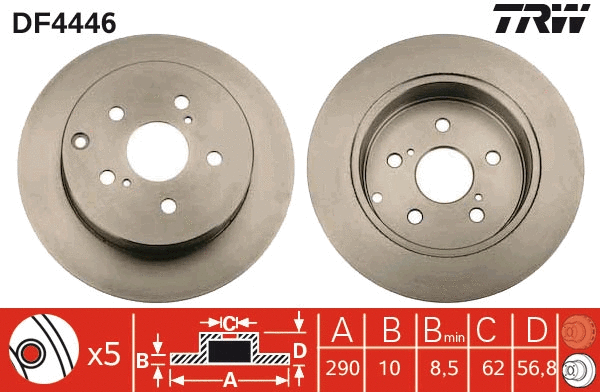 Brake Disc (DF4446)