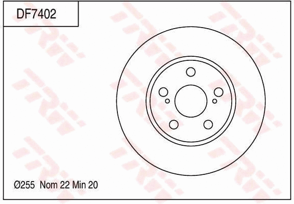 Brake Disc (DF7402)