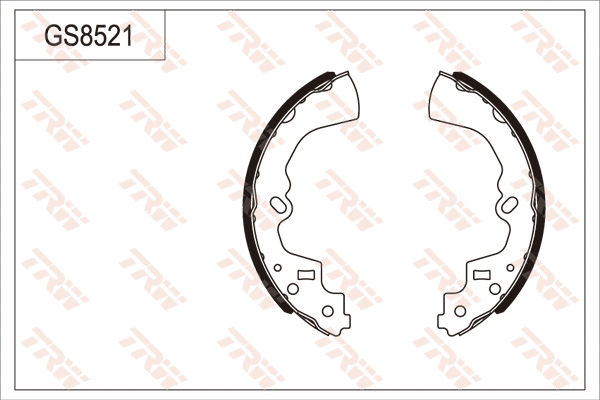 Brake Shoe Set (GS8521)