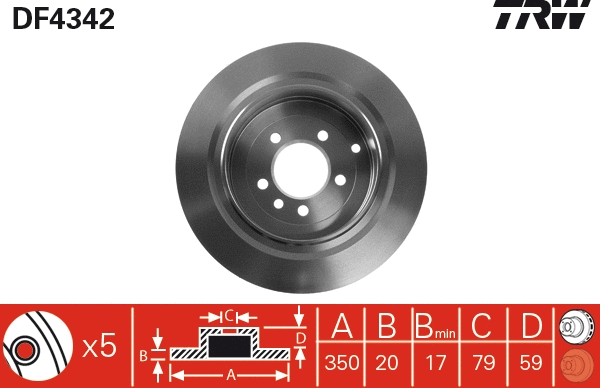 Brake Disc (DF4342)