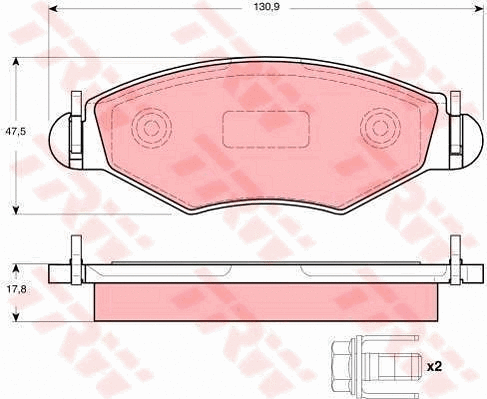 Brake Kit, disc brake (GTD1088)