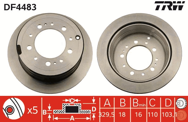 Brake Disc (DF4483)