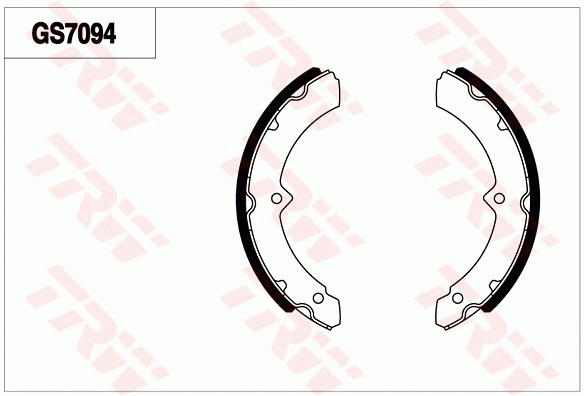 Brake Shoe Set (GS7094)