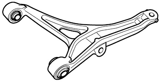 Control/Trailing Arm, wheel suspension (JTC274)