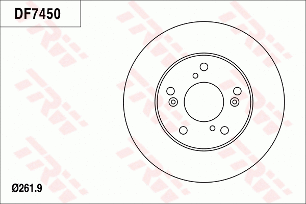 Brake Disc (DF7450)