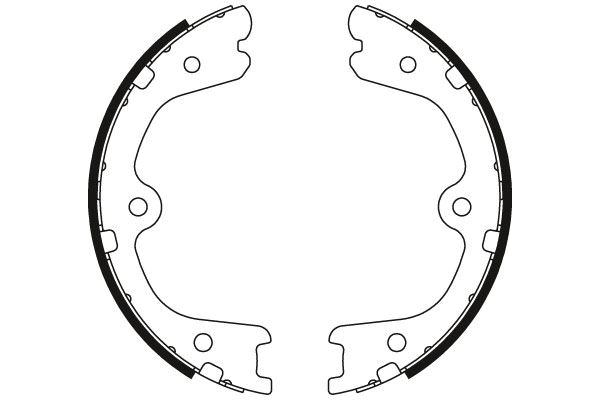 Brake Shoe Set, parking brake