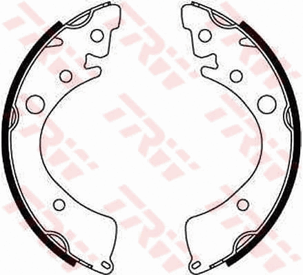 Brake Shoe Set (GS8201)