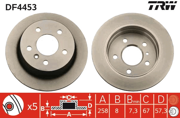 Brake Disc (DF4453)