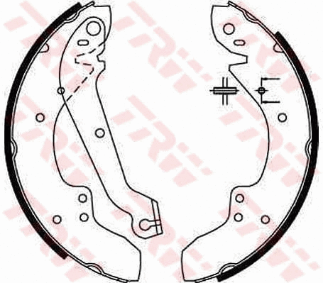 Brake Shoe Set (GS6167)