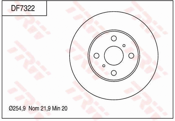 Brake Disc (DF7322)