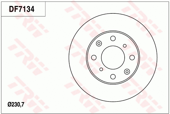 Brake Disc (DF7134)