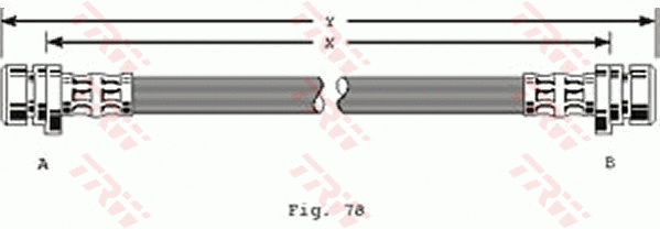 Brake Hose (PHA185)