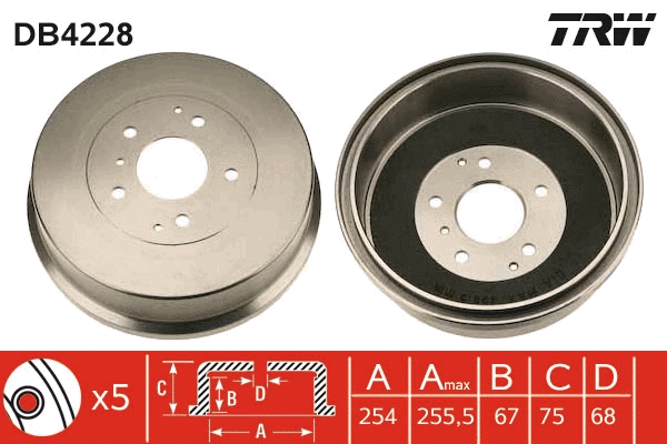 Brake Drum (DB4228)