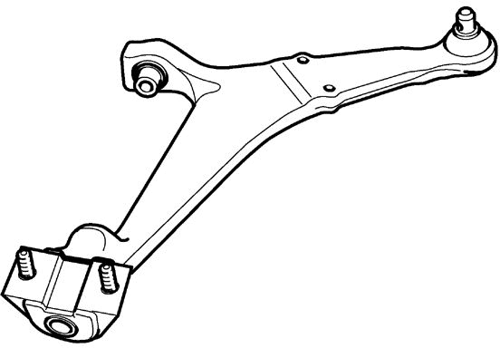 Control/Trailing Arm, wheel suspension (JTC300)