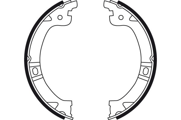 Brake Shoe Set, parking brake