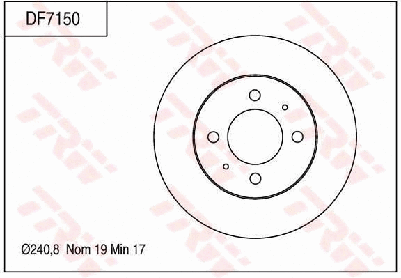 Brake Disc (DF7150)
